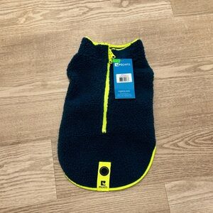 NWT | RC Pets | Navy/Lemon Dog Fleece | Size M